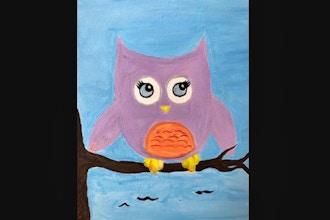 Painting and Kiddos 'Sweet Owl' (Live Online)